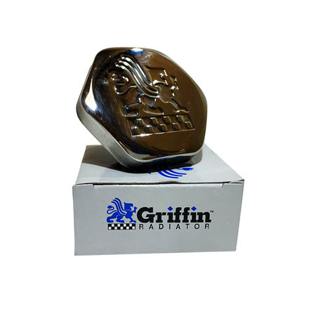 Griffin Logo Silver Radiator Cap - 17 lbs.