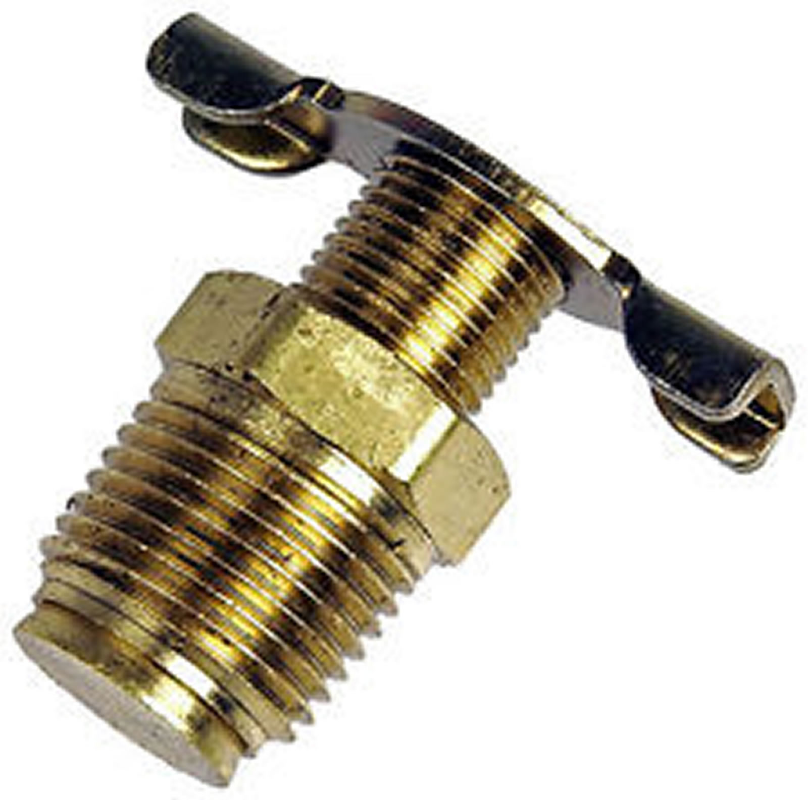 Drain Cock - Brass Plug 1/4-18 NPTF