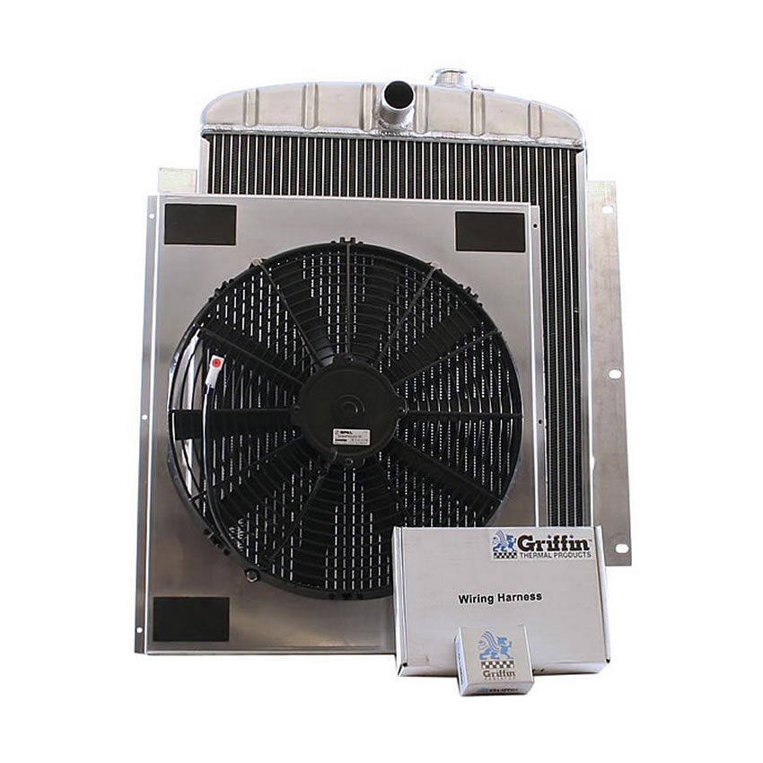 Griffin ExactFit ComboUnit Radiator Details for 1949 GMC Truck