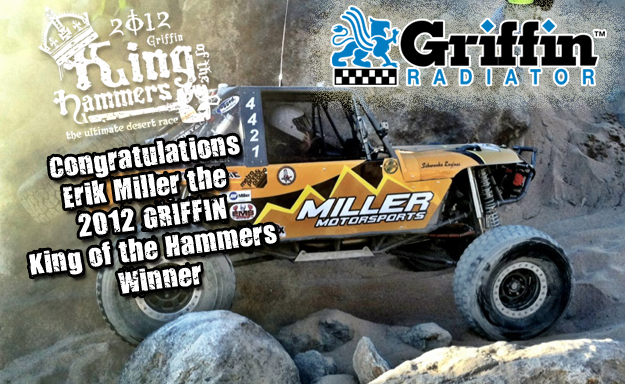 2012 Griffin King of the hammers winner Erik Miller