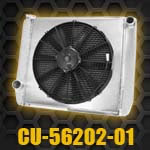 Aluminum Radiator with electric fan CU-56202-01