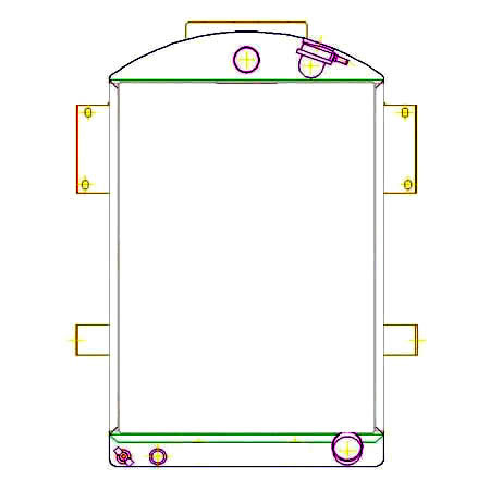   rod Griffin Aluminum Radiator - Part Number 6-00173