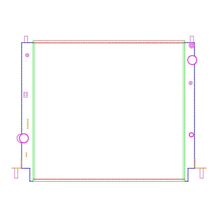    Griffin Aluminum Radiator - Part Number 6-00307