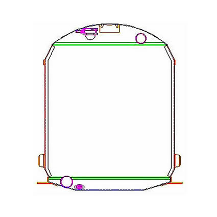   rod Griffin Aluminum Radiator - Part Number 7-00119