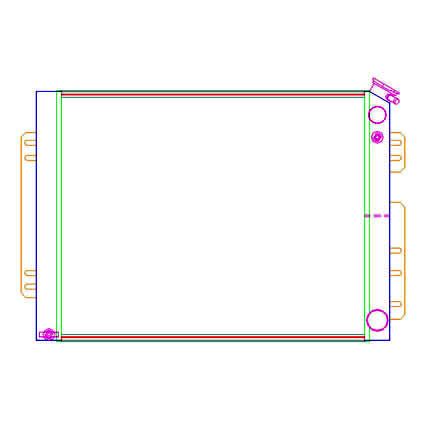 Click To Enlarge Image General Motors inchA inch & inchF inch Body, 26.24 x 18.63 Early LS Outlets, Manual Transmission, PerformanceFit, Fits: 67-69 Camaro, 64-67 Chevelle, 67-69 Firebird