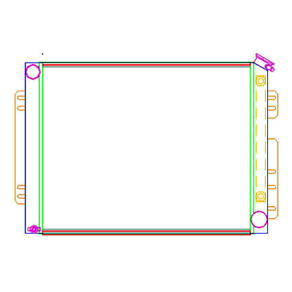 Click To Enlarge Image General Motors inchA inch & inchF inch Body, 26.24 x 18.63 GM Outlets, Auto Transmission, PerformanceFit, Fits: 67-69 Camaro, 64-67 Chevelle, 67-69 Firebird
