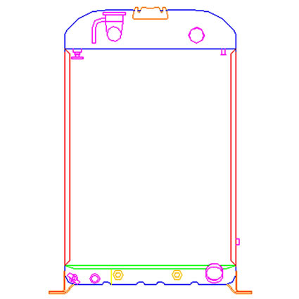   rod Griffin Aluminum Radiator - Part Number 8-70277