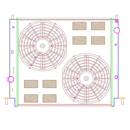    Griffin Aluminum Radiator - Part Number 6-00307