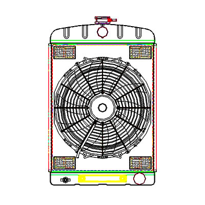 Griffin UniversalFit ComboUnit Radiator Part Number: CU-70216 for