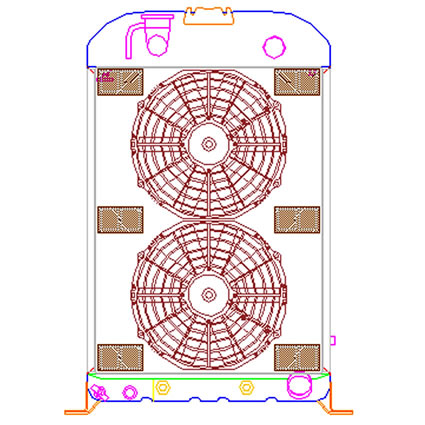   rod Griffin Aluminum Radiator - Part Number 8-70277
