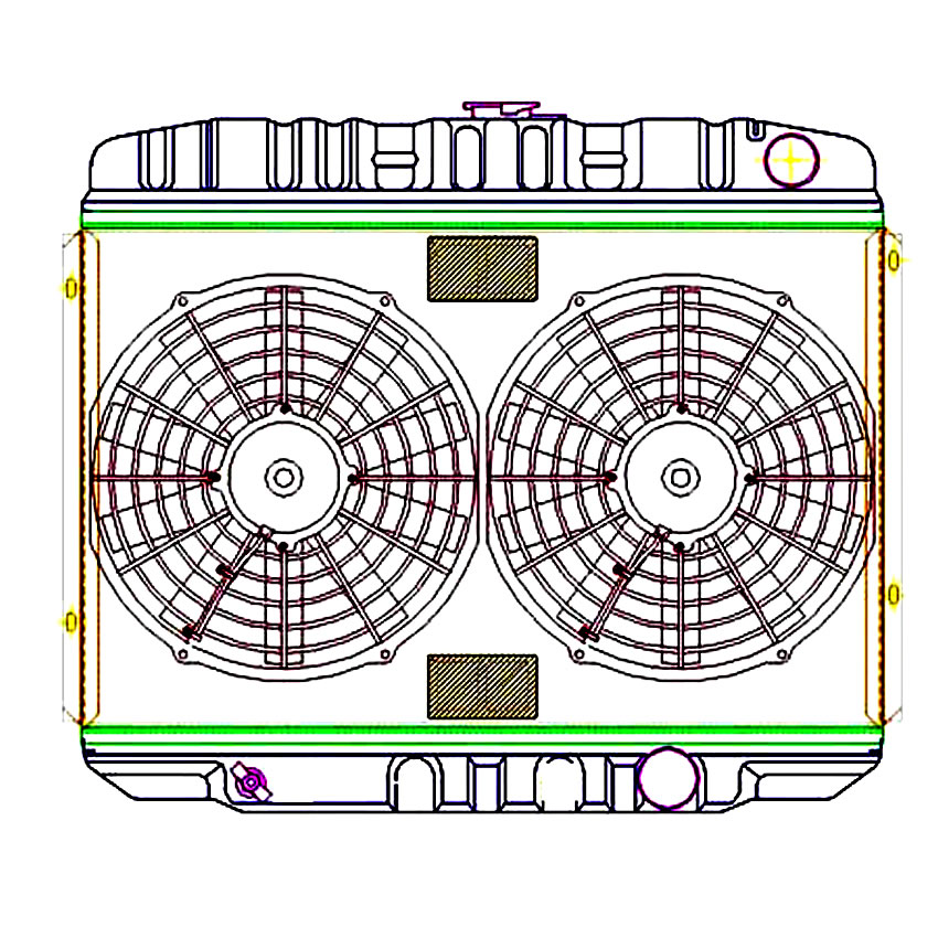 Radiator CU-00164 Drawing View